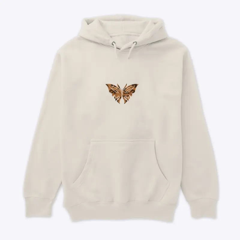 Brown Butterfly Hoodie